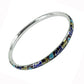 925 Sterling Silver Enamel Bangle For Women Girls