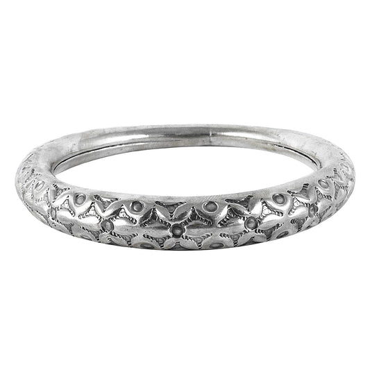 925 Sterling Silver Hollow Bangle Jewelry