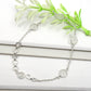 Solid 925 Silver Rainbow Moonstone Bezel Bracelet Party Wear Jewelry