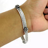 Solid 925 Sterling Silver Statement Bracelet Jewelry