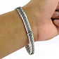 Solid 925 Sterling Silver Handmade Statement Bracelet