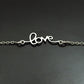 925 Sterling Silver Chain Love Bracelet