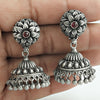 Gift For Woman Drop Dangle Jhumki Earrings 925 Silver Natural Garnet H62