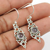 Gift For Her Vintage 925 Silver Woman Gift Natural Chalcedony Earrings Handmade