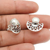 Pearl Earrings 925 Sterling Silver Stylish Jewelry