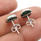 8mm Malachite 925 Sterling Silver Stud Earrings Women Jewelry