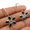 Woman Gift Natural Cubic Zirconia Dangle Tribal Earrings 925 Silver X20