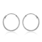 Solid 925 Sterling Silver Hoop Earrings Indian Jewelry