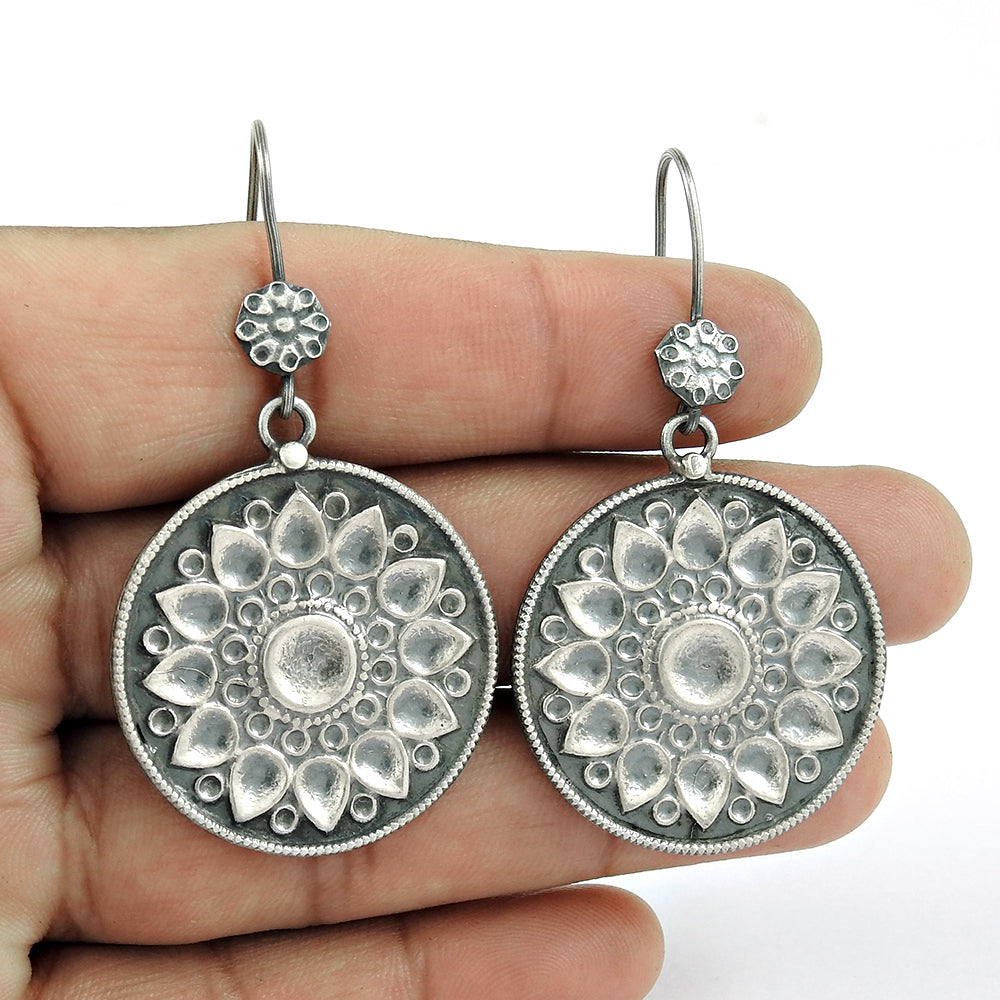 Solid 925 Sterling Silver Designer Earrings Jewelry For Her