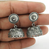 925 Sterling Silver Handcrafted Jhumki Earrings Oxidized Jewelry