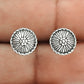 925 Solid Sterling Silver Ethnic Stud Earrings Indian Jewelry