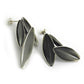 Solid 925 Sterling Oxidized Silver Antique Earrings