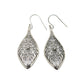 Solid 925 Sterling Silver Antique Filigree Earrings