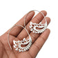 Solid 925 Sterling Silver Wings Design Earrings