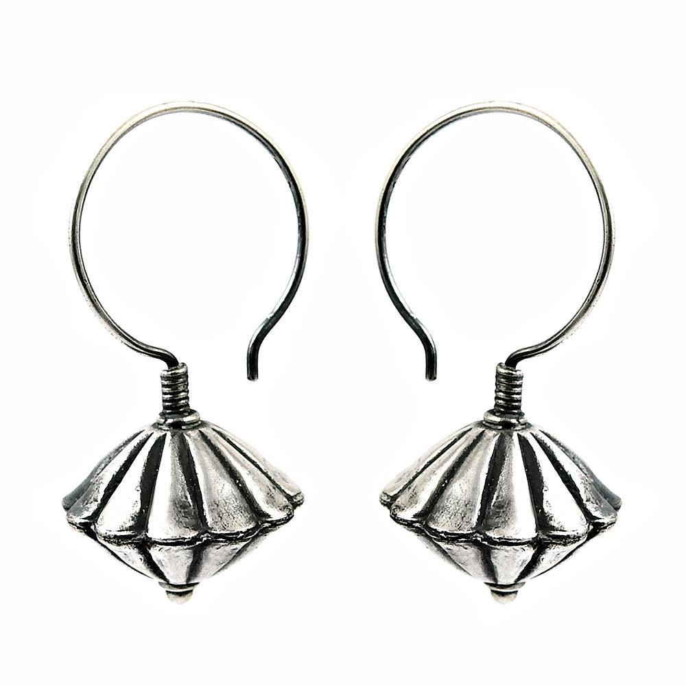 Dangle Earrings 925 Sterling Oxidized Silver Handmade Jewelry