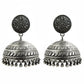 Antique Jhumki Earrings 925 Sterling Silver Handmade Jewelry