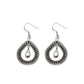 Woman Gift 925 Solid Sterling Silver Teardrop Dangle Earrings