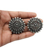 Indian Artisan 925 Solid Sterling Silver Stud Earrings