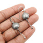 Antique Dangle Earrings 925 Sterling Silver Handmade Jewelry