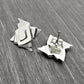 Handcrafted 925 Sterling Silver Geometric Earrings