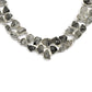 Rough Stone Natural Black Rutile Solid 925 Silver Statement Necklace