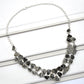 Rough Stone Natural Black Rutile Solid 925 Silver Statement Necklace