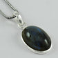 Natural Labradorite Gemstone 925 Sterling Silver Pendant Tribal For Women B16