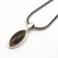 Solid 925 Sterling Silver Natural Black Opal Gemstone Pendant Jewelry