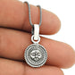 Sun Pendant 925 Solid Sterling Silver Hindu Religious Handmade Jewelry