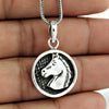 Horse Pendant Solid 925 Sterling Silver Handmade Jewelry