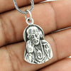 Shirdi Sai Baba Solid 925 Sterling Silver Pendant