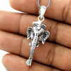 Ganesha Pendant Solid 925 Sterling Silver Temple Jewelry