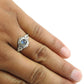 Natural Labradorite Gemstone Solitaire Ring 925 Silver For Girls S14