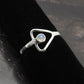 Rainbow Moonstone Gemstone Solid Sterling Silver Bezel New Band Wife Ring