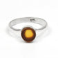 Carnelian Gemstone Promise Band Ring 925 Sterling Silver Jewelry