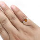 Carnelian Gemstone Promise Band Ring 925 Sterling Silver Jewelry