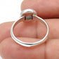 Natural Chalcedony 925 Sterling Silver Promise Band Ring Jewelry