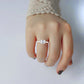 Engagement Ring White CZ Solid 925 Sterling Silver Women Gift Jewelry