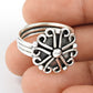 Band Flower Ring 925 Solid Sterling Silver Handmade Indian Jewelry B1