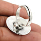 925 Solid Sterling Silver Artisan Statement Ring B2