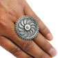 Handmade Indian 925 Solid Sterling Silver Statement Ring