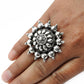 925 Sterling Silver Flower Ring Handmade Jewelry