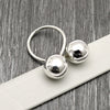 Solid 925 Sterling Silver Balls Ring Handmade Jewelry