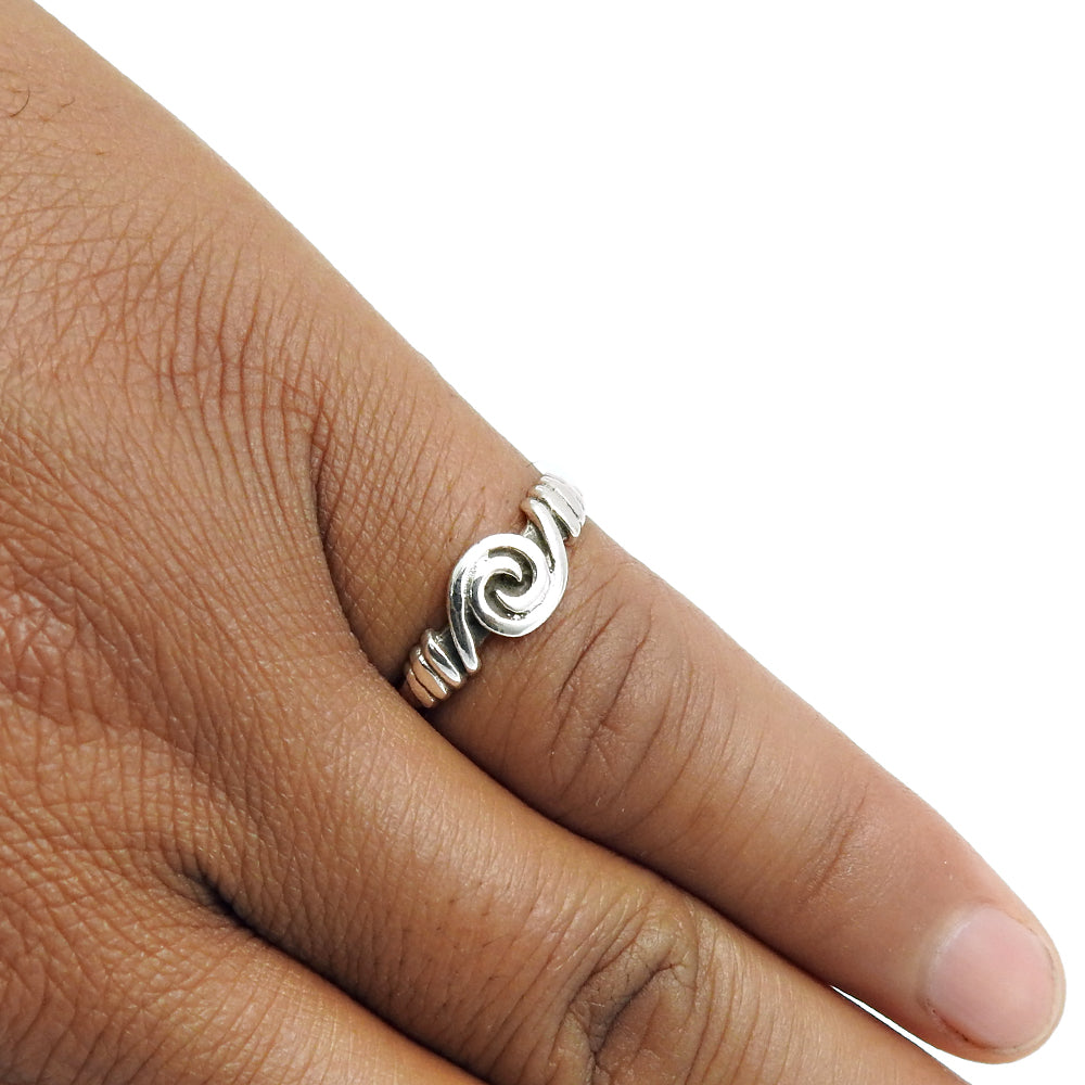 Solid 925 Sterling Silver Cocktail Chakra Handmade Ring