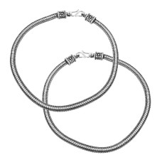Party Wear Solid 925 Sterling Silver Anklet Jewelry