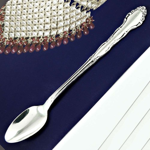 Sterling Solid 925 Silver Spoon Handmade Article