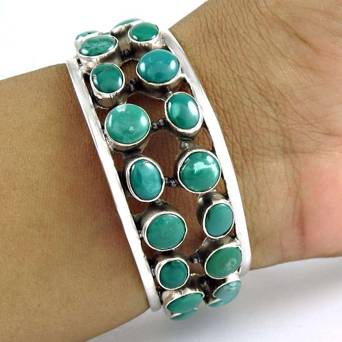 925 sterling silver indian Jewellery Beautiful Turquoise Gemstone Bangle
