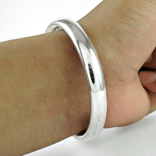 925 silver Jewellery Traditional 925 Sterling Silver Hollow Bangle