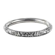 Indian Fashion !! 925 Sterling Silver Bangle