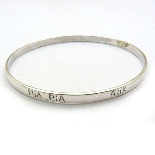Sterling Silver Indian Jewellery Charming 925 Sterling Silver Bangle